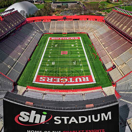 Rutgers NJ Football Stadium III by Susan Candelario