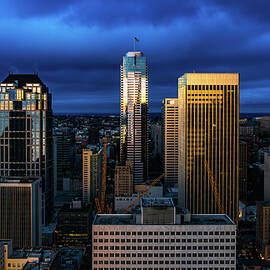 Seattle Sunset Reflection by Tommy Farnsworth