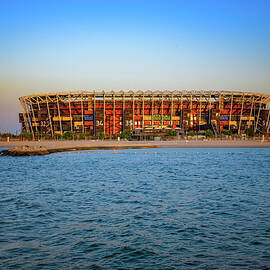 Stadium 974 in Doha, Qatar, built for the 2022 FIFA World Cup by Miroslav Liska