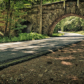 Stone Arch Bridge, Stanley Brook Drive, Acadia National Park by Jeff Sinon