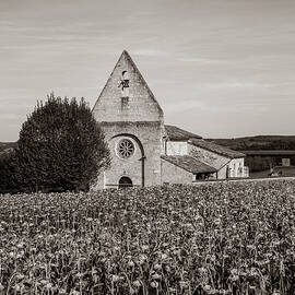 The picturesque little church in the hamlet of Lieu dit Saint Le by Seeables Visual Arts