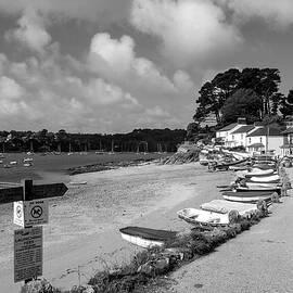 The South West Coast Path footpath sign, Helford Passage village by Seeables Visual Arts
