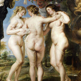 The Three Graces 1635 by Peter Paul Rubens