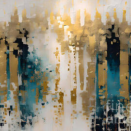1 Thessalonians 5 15. Guarded by Grace. Abstract Christian Wall Art, Prayer Room Art by Mark Lawrence