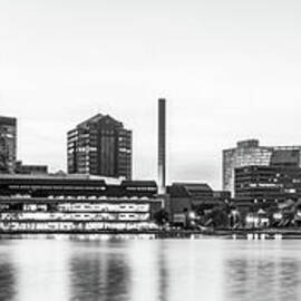 Toledo Skyline Black and White Panorama by Paul Velgos