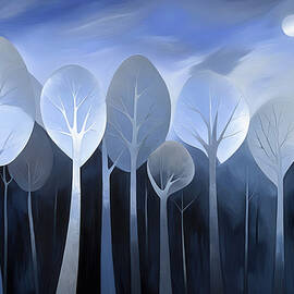 Winter Trees 2 by Ursula Abresch