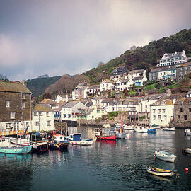 Polperro Harbour by Seeables Visual Arts