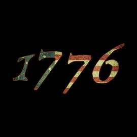 1776 Declaration of Independence US Flag by Flippin Sweet Gear
