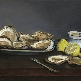 Oysters by Edouard Manet by Mango Art