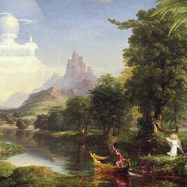 The Voyage Of Life  Youth by Thomas Cole