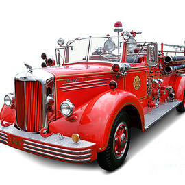 1949 Mack Fire Truck by Olivier Le Queinec