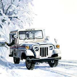 1980s U.S. Postal Service Jeep by John Swatsley