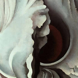 Black Iris - Flower abstract by Georgia O'Keeffe by Georgia O'Keeffe