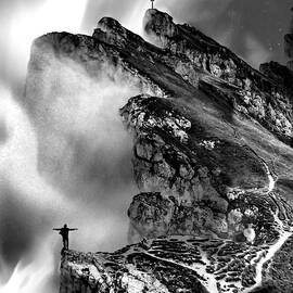 2 crosses, 1 path by Sofie Conte