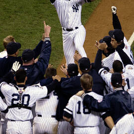 Derek Jeter by Ezra Shaw