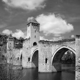 France, Lot, Cahors, historic Pont Valentre by Seeables Visual Arts
