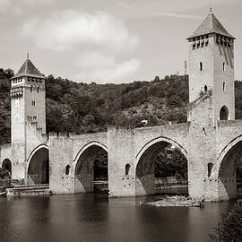 Historic Pont Valentre fortified bridge, Cahors by Seeables Visual Arts