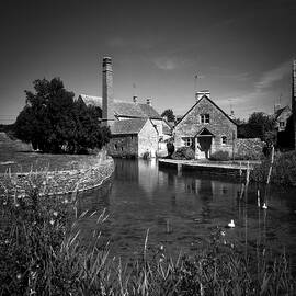 Lower Slaughter, the old mill by Seeables Visual Arts