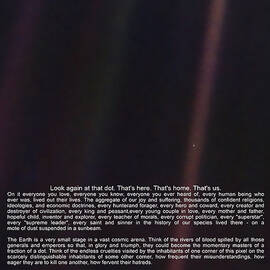 Pale Blue Dot - Carl Sagan by My Digital Mind