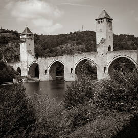Pont Valentre, River Lot, Cahors, Lot, France by Seeables Visual Arts