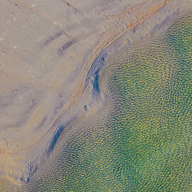 Ripples in the sand by Oceanic SkyView