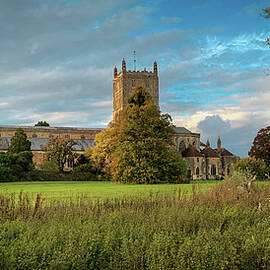 Tewkesbury Abbey on a beautiful October afternoon by Seeables Visual Arts