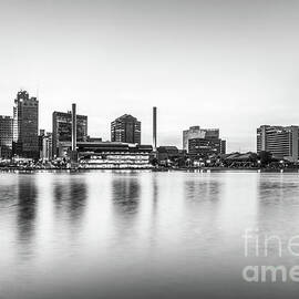 Toledo Skyline in Black and White by Paul Velgos