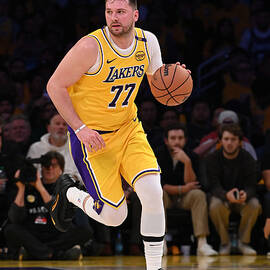 Utah Jazz v Los Angeles Lakers by Juan Ocampo