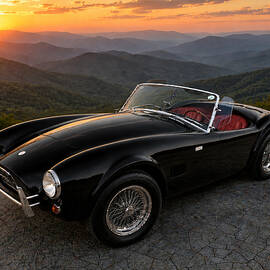 2012 Shelby Cobra 50th Anniversary Roadster at Mountain Sunset by Flees Photos