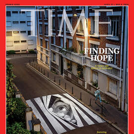 2020 Finding Hope TIME cover by Art by JR