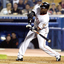 Barry Bonds by Kirby Lee