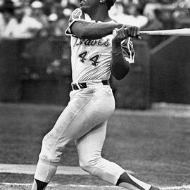 Hank Aaron by National Baseball Hall Of Fame Library
