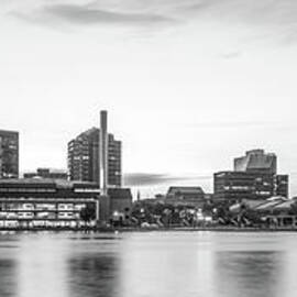 Toledo Skyline Black and White Panorama by Paul Velgos