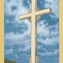 312 Jeanies Father Beneath the Cross by William Hart McNichols