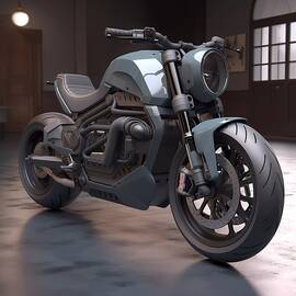 3D model of a modern motorcycle No 2 by Andre Petrov