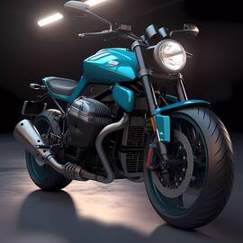 3D model of a modern motorcycle No 4 by Andre Petrov
