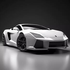 3D render of a modern sports car No 1 by Andre Petrov