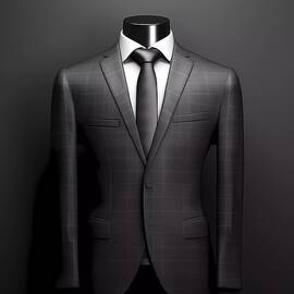 3D render of modern business suit on a mannequin No 1 by Andre Petrov