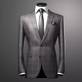 3D render of modern business suit on a mannequin No 2 by Andre Petrov