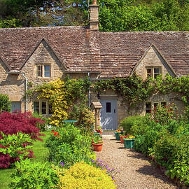 Bibury, Cotswold cottages by Seeables Visual Arts