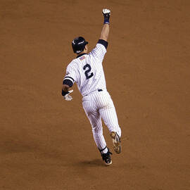 Derek Jeter by Ezra Shaw