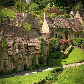 Bibury, Cotswold cottages by Seeables Visual Arts