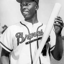 Hank Aaron by National Baseball Hall Of Fame Library