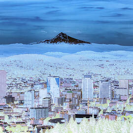 Portland Skyline by Bruce Block