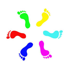 6 Rainbow Feet Apart by Richard Reeve