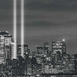 9/11 Memorial Lights by Randy Lemoine