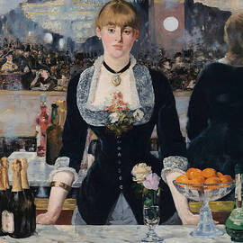 A Bar at the Folies-Bergere by Edouard Manet  by The Luxury Art Collection