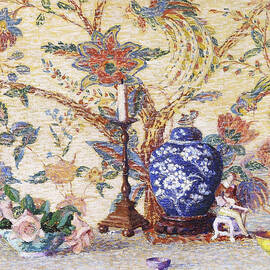 A bit of old tapestry by Lillian Burk Meeser by Lillian Burk Meeser