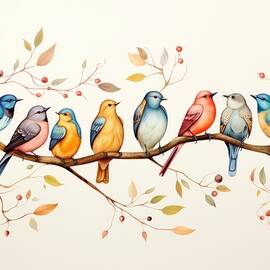 A Colorful Bird Symphony - series 1 by Land of Dreams