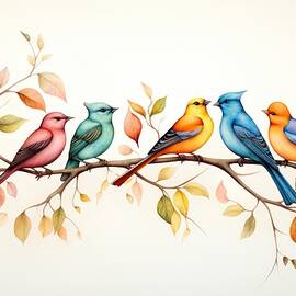 A Colorful Bird Symphony - series 3 by Land of Dreams